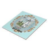 Ohio Muscheln Lighthouse Tile Fliese (Seite)
