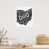 Ohio Musiknotens Poster (Küche)