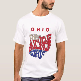 Ohio Nickname Word Art T-Shirt