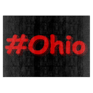 "#Ohio " Niedliches Design. Jetzt kaufen Schneidebrett