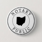 Ohio Notary Public Button (Vorderseite)