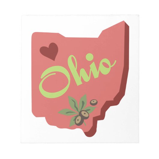 Ohio Notizblock (Vorderseite)
