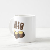 Ohio OH Peanut Butter Buckeye Buck Eye Nut Candy Kaffeetasse (Vorderseite Links)