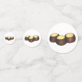 Ohio OH Peanut Butter Buckeye Buck Eye Nut Candy Konfetti (Vorderseiten)