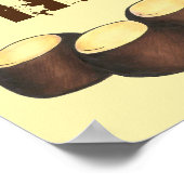 Ohio OH Peanut Butter Buckeye Buck Eye Nut Candy Poster (Ecke)