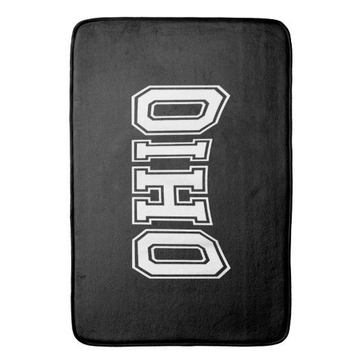 Ohio OH USA Badematte (Vorderseite Vertikal)