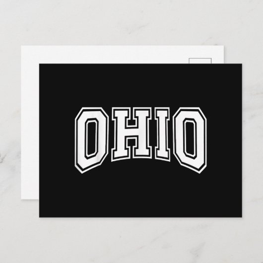 Ohio OH USA Feiertagspostkarte (Vorne/Hinten)