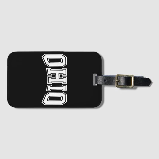 Ohio OH USA Gepäckanhänger (Vorderseite (Horizontal))