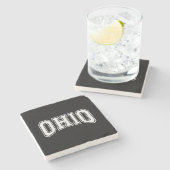 Ohio OH USA Steinuntersetzer (Seitenansicht)