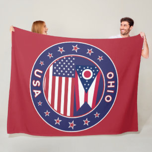 Ohio, Ohio T - Shirt, Ohio Aufkleber, Telefonzelle Fleecedecke