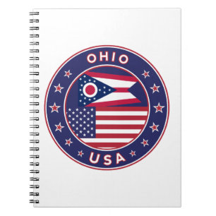 Ohio, Ohio T - Shirt, Ohio Aufkleber, Telefonzelle Notizblock