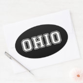 Ohio Ovaler Aufkleber (Umschlag)