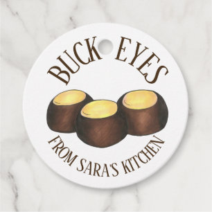 Ohio Peanut Butter Buckeye Bonbonbonbonbonbonbons, Geschenkanhänger