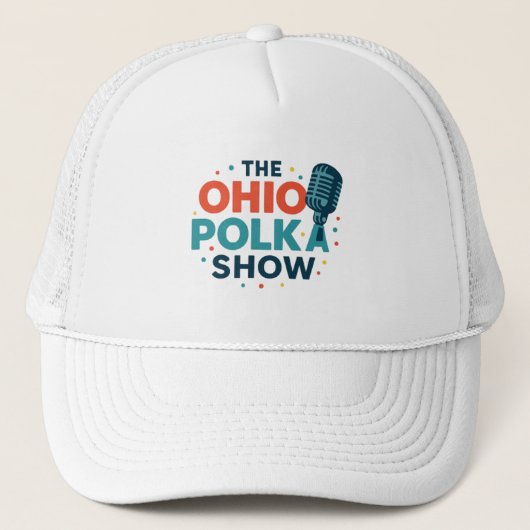 Ohio Polkas Logo Hat Truckerkappe (Vorderseite)