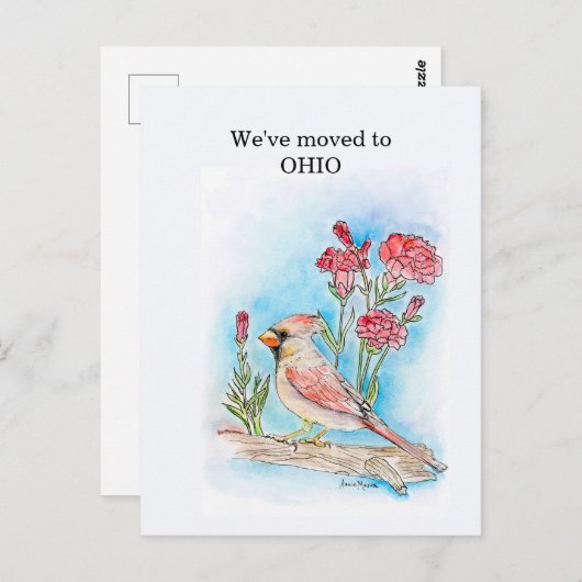 Ohio Postkarte (Vorne/Hinten)