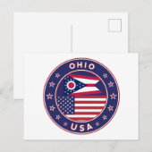 Ohio Postkarte (Vorne/Hinten)
