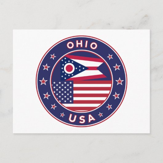 Ohio Postkarte (Vorderseite)