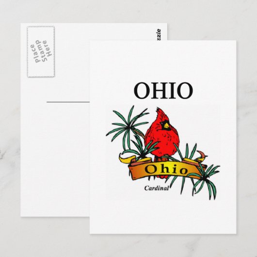 Ohio Postkarte (Vorne/Hinten)