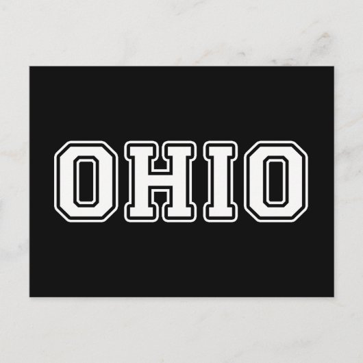 Ohio Postkarte (Vorderseite)