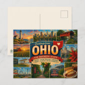 Ohio-Postkarte Postkarte (Vorne/Hinten)