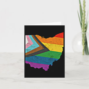 Ohio Pride Sticker Karte