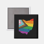 Ohio Pride Sticker Magnet (Vorderseite/Rückseite)