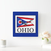 Ohio Quadratische Wanduhr (Zuhause)