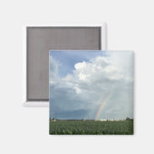 Ohio Rainbow Over Cornfield Magnet (Vorderseite/Rückseite)