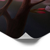 Ohio Red Bird Poster von Nord-Kardinal (Ecke)