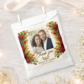 Ohio Red Carnation Hochzeitssamenpackung Geschenktütchen (Ausgeschnitten)