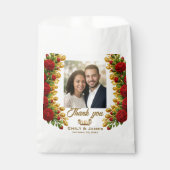 Ohio Red Carnation Hochzeitssamenpackung Geschenktütchen (Vorderseite)