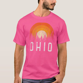 Ohio Retro Style Vintager 70er 80er 90er Männer Fr T-Shirt