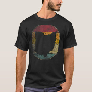 Ohio Retro Style Vintager 70er 80er Männer Frauen T-Shirt