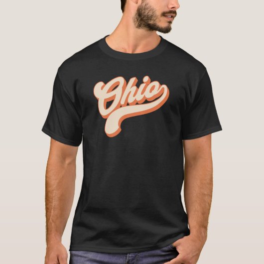 Ohio Retro T-Shirt (Vorderseite)