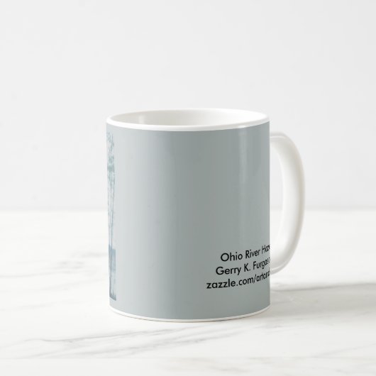 "OHIO RIVER HAZE" KAFFEETASSE (VorderseiteRechts)