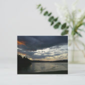 Ohio River Valley Sunrise Theme Postkarte (Stehend Vorderseite)