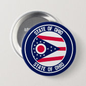 Ohio Round Emblem Button (Vorne & Hinten)
