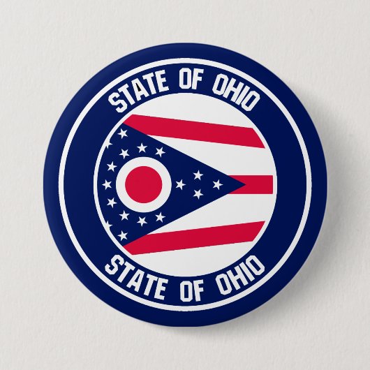 Ohio Round Emblem Button (Vorderseite)