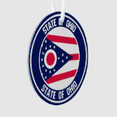 Ohio Round Emblem Ornament (Vorderseite)