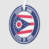 Ohio Round Emblem Ornament (Vorderseite)