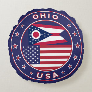 Ohio Rundes Kissen