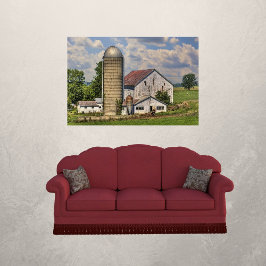 Ohio Rustikale Landschaft Barns Akrylic Kunst
