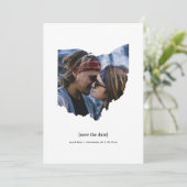 Ohio Save the Date Fotokarte (Stehend Vorderseite)