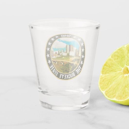 Ohio Schnapsglas (Rückseite)