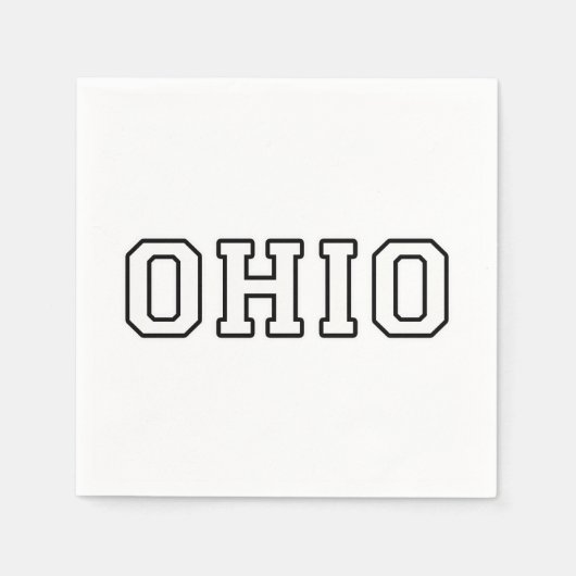 Ohio Serviette (Vorderseite)
