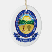 Ohio Siegel Keramik Ornament (Rechts)