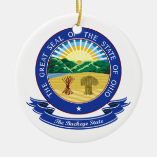 Ohio-Siegel Keramik Ornament