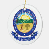 Ohio Siegel Keramik Ornament (Links)