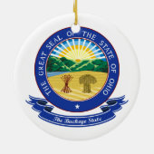 Ohio Siegel Keramik Ornament (Hinten)