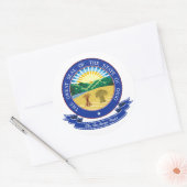 Ohio Siegel Runder Aufkleber (Umschlag)